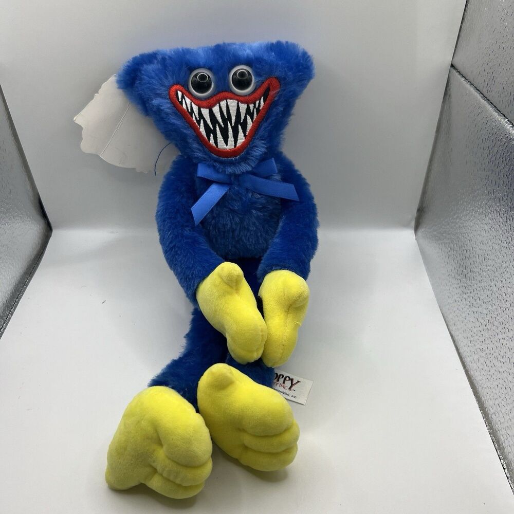 Changing Huggy Wuggy Plush Poppy Playtime Size Reversible Face 2022 Rare NWT